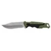 Buck Knives Pursuit Black/Green 420 HC Steel 8 In. Drop Point Fixed Hunting Knife