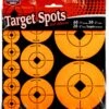 Birchwood Casey Target Spots Self-Adhesive Paper Bullseye Black Target Paper W/Orange Target 60-1"/30-2"/20-3" -Hunters Store 163649a 64185