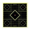 Birchwood Casey Shoot N C 12" Sight-In Self-Adhesive Target Reactive Paper Target Indoor/Outdoor Black Neon Grid 5 Pack -Hunters Store 171755 11766