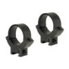 Warne Scope Mounts 7.3/22 Rings Fits 3/8" Or 11mm Integrated Dovetail Rail 1" Tube Diameter High Height Solid Steel Matte Black Finish 722M