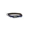K9 Explorer Reflective Dog Collar Sapphire 8 To 12-In Neck 5/8-In Wide