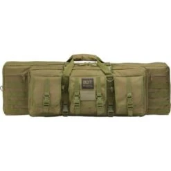 Bulldog Cases & Vaults Deluxe 36In Single Tactical Rifle Case W/ Backpack Straps Green Bdt35-36G