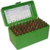 Mtm Case-Gard Flip Top Rifle Ammo Boxes - Flip Top Rifle Ammo Box 26 Nosler-10.75X68 Mauser 50 Rnd Grn -Hunters Store 3270399 1