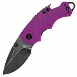 Kershaw 8700PURBW Shuffle Folding Knife With Black Wash Purple