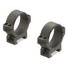 Leupold BackCountry 35mm Picatinny/Weaver Cross-Slot And Ring Mount Set Medium Aluminum Black Matte 183395