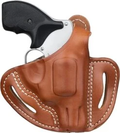 1791 Gunleather J-Frame Revolver Holster With Thumbreak OWB CCW Holster Right Handed Leather Gun Holster