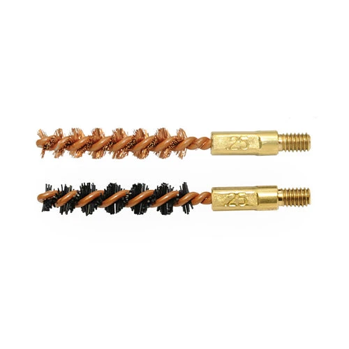 Otis Technology 6.5Mm Bore Brush 2 Pack 1 Nylon & 1 Bronze 8-32 Thread 3 Otis Technology 6.5Mm Bore Brush 2 Pack 1 Nylon & 1 Bronze 8-32 Thread