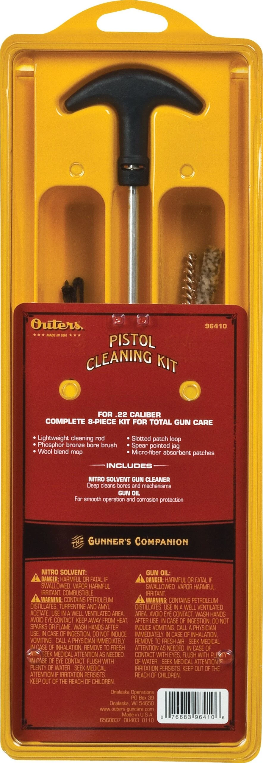 Outers Pistol Aluminum Rod Cleaning Kit 4 Outers Pistol Aluminum Rod Cleaning Kit - Image 2